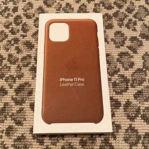 Leather iPhone case by apple